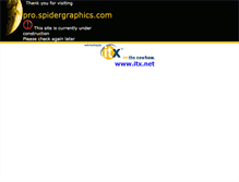 Tablet Screenshot of pro.spidergraphics.com